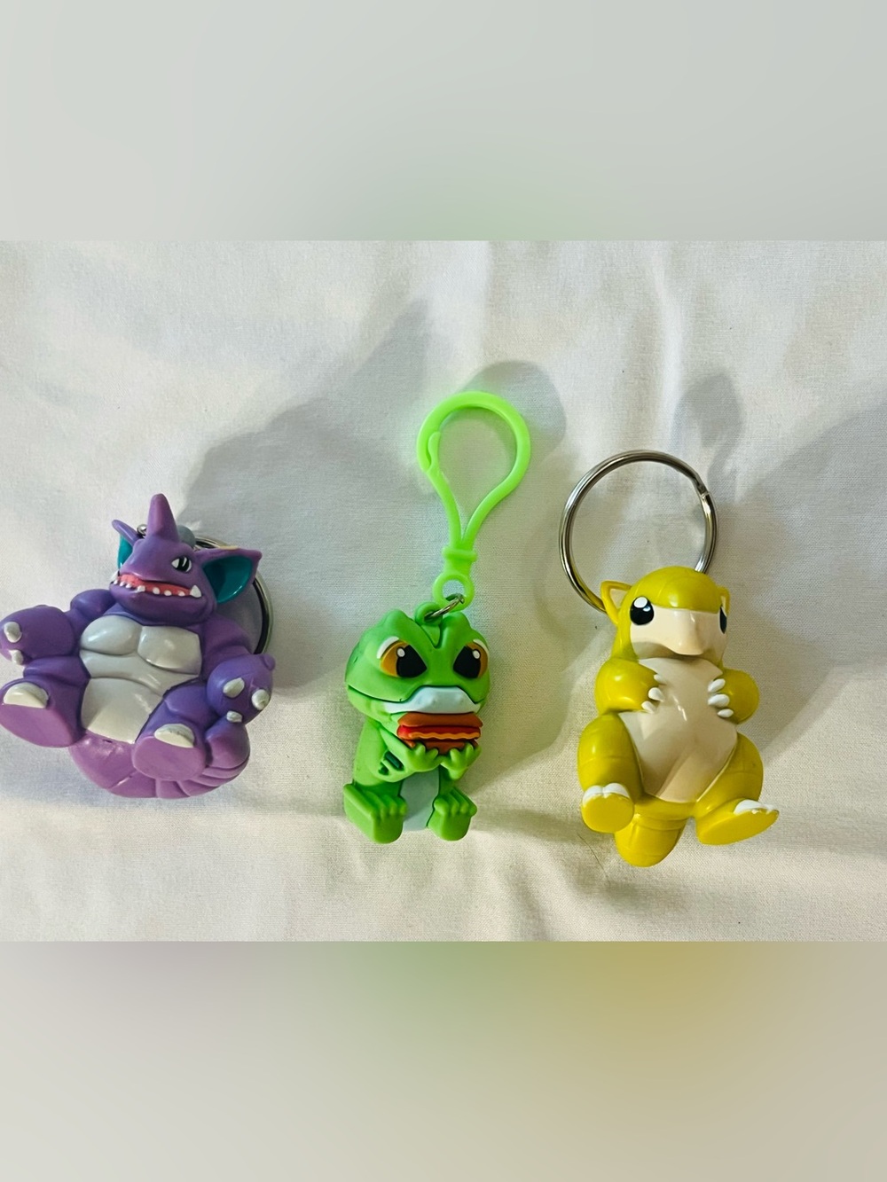 Yellow Dinosaur Keychain Plush-Style Kids Toy